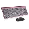 Wireless Keyboard Mouse Combo, cimetech Compact Full Size Wireless Keyboard and Mouse Set 2.4G Ultra-Thin Sleek Design…