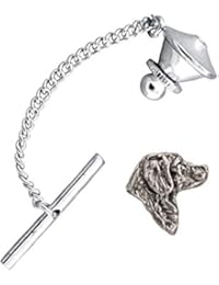 Golden Retriever Dog Pewter Tie Tack, Tie Pin, Jewelry, D090TT