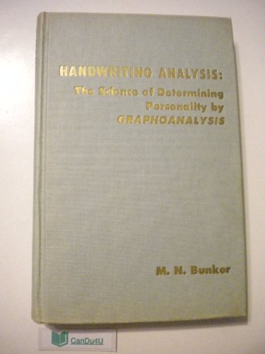 Download Handwriting Analysis - The Science Of Determining Personality By Graphoanalysis, New Edition Download Handwriting Analysis - The Science Of Determining Personality By Graphoanalysis, New Edition