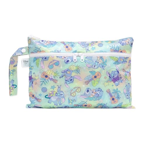Bumkins Disney Waterproof Wet Dry Clutch Bag for Baby, Travel, Swim Suit, Cloth…