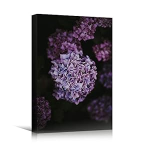 signwin Canvas Wall Art Purple Petal Close Up...