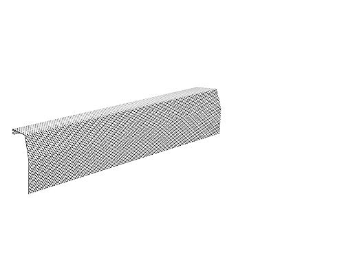 Premium Series Galvanized Steel Easy Slip-On Baseboard Heater Cover in White (3 ft, Cover, No Accessory)