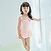 Saidi Little Girls' One Piece Swimsuit Pineapple Pink Swimwear