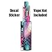 Decal Sticker for Eleaf iStick 60W TC Melo 2 Vape E-Cig Mod Box Vinyl Decal Sticker Skin Wrap / > > > Decal Sticker < < < Neon Colorful Leaves Design Print Image