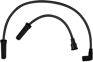 HQPARRTS 10mm Black Spark Plug Wires for 2008+ Victory Motorcycles (10mm Black Spark Plug Wires)