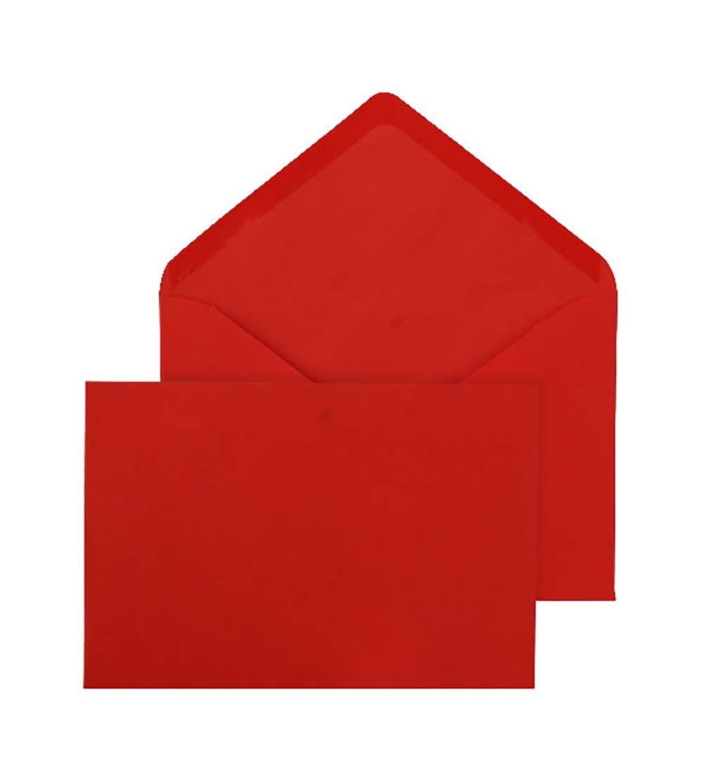 Blake Purely Everyday 133 x 185 mm 100 gsm Banker Invitation Gummed Envelopes (ENV2608) Red - Pack of 500