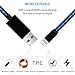 Charging Cables,AoLiPlus 6FT Visible Flowing EL Light LED Charging Cords Sync Data Cord Compatible with Phone 7/7 Plus/ 6/6 Plus/ 6s/ 6s Plus /5/5s/SE Pad/Pod and More 1.8M - Blue