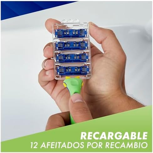 Navalha masculina com sensor sensível 3+ e 9 recargas
