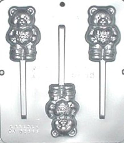 I Love You Mom on Bear Lollipop Lollipops Chocolate Candy Mold Mothers Day 5005