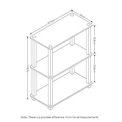 Furinno Turn-S-Tube 3-Tier Compact Multipurpose
