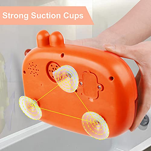 PALA PERRA Bath Bubble Machine, Cute Dinosaur Baby Bath Toys, Bath Bubble Maker with Music