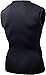 Tesla TM-R15-BLKZ_X-Large Men's R Neck Sleeveless Muscle Tank Dry Compression Baselayer R15