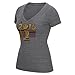 Cleveland Cavaliers Women's 2016 NBA Finals Champs Official Locker Room Grey V-Neck T-Shirt Small