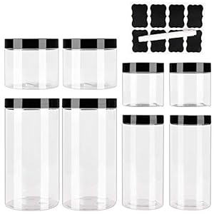 Aoligei Storage Jars, Airtight Plastic Food Storage Containers with Lids, Grain Storage Container for Kitchen…