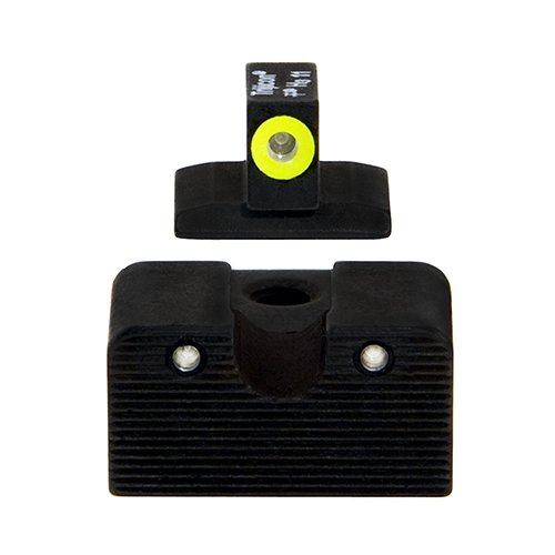 Trijicon CA128Y Novak HD Night Sight Set, Low Mount Dovetail Cut, Yellow Front Lamp