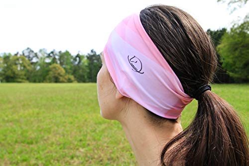 Equestrian Headbands for Women, Under Riding Helmet Bands, Sportswear Wide Hair Wrap Suitable for Use with Bike Helmets, Yoga & Hiking (3 Pack) - Thumbnail 7