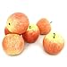 ALEKO 6AFPAP Decorative Lifelike Realistic Artificial Fake Fruit Decor Apples Pink Lot of 6