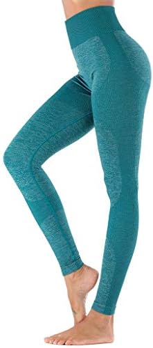 DOYOG Women's High Waist Slim Yoga Pants Fitness Tummy Control Workout Gym Pants Seamless 4 Way Stretch Yoga Leggings