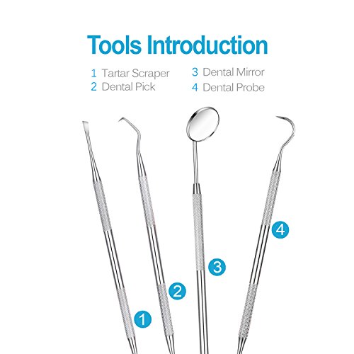 Dental Hygiene Tool Set Oral Care Tools Stainless Steel Dentist Tools