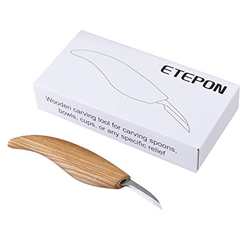 ETEPON Wood Carving Tool Detail Carving Knife for Fine Wood Chip Carving and Small Detail Whittling, Beginners & PROs' First Choice ET006