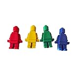 Lilly and the Bee Novelties 48 Minifig Shaped Crayons in 12 Sets of 4 Crayons