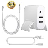 Mac Book Pro Charger, Replacement 60W 45W Magsafe L-Tip Power Adapter Charger for Mac Book Pro 13-inch-Before Mid 2012