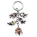 Akira Kurusu Ryuji Sakamoto Anne Takamaki Makoto Niijima Yusuke Kitagawa Cosplay Acrylic Keychain Kering Car Keychains Key Tag(5in1) Face Mask Style Keychains