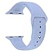 Zyra Sport Band for Apple Watch 38mm S/M, Soft Silicone Strap Replacement iWatch Bands for Apple Watch Sport, Series 3, Series 2, Series 1 Lilac