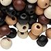 Femitu 500pc Eco-Friendly Wood Beads, 7-8mm, Mixed Colors