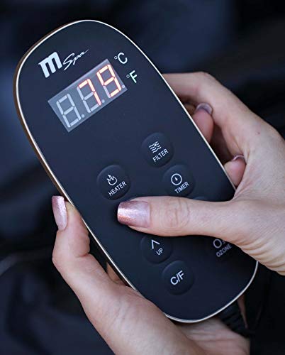 DEKO VERTRIEB BAYERN XXXL Luxus Premium SPA Whirlpool + LCD Fernbedienung Modell 2023-204cm aufblasbar Outdoor+Indoor… – Bild 4