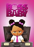 Vinyl Background for Photography 5x7 African Boss Baby Backdrop Black Girl Hot Pink Tabletop Photography Backdrop for Baby Shower Custom Photo Backgrounds 1st Birthday Banner
