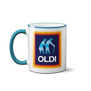 Oldi-Mug-Birthdays-Christmas-Funny-Gift-Presents-Celebration-Novelty-Old-Large-Heavy-Duty-Handle-Dino-Coated-DishwasherMicrowave-Safe-Sublimation-Ceramic-Blue-Handle-Prime Oldi Mug- Birthdays Christmas Funny Gift Presents Celebration Novelty Old Large Heavy Duty Handle Dino Coated Dishwasher…