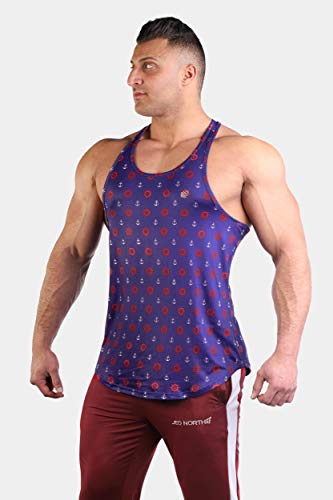 Jed North Bodybuilding Tank Top Gym Stringer Y-Back Muscle Racerback