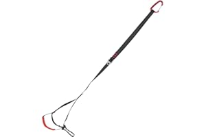 ALOMEJOR Climbing Ascender Adjustable Sling Foot Loop Ascender Webbing Sling Outdoor Mountaineering Rock Climbing Expedition Caving Aerial Work