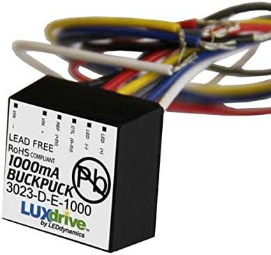 LuxDrive Wired BuckPuck - 1000mA Constant Current LED Driver with Dimming by LuxDrive
