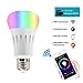 2Pack Smart Bulb Compatible with Alexa,Google Home,Wifi Smart Light Bulb,Dimmable,Timer Switch,Multicolored,No Hub Required,Remote Control,Scene Mode,Wake Up Lights Function