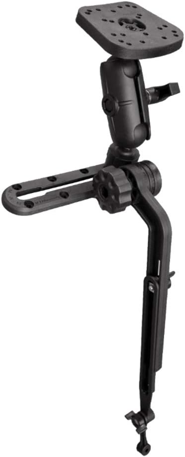 Kayak/SUP Transducer Mounting Arm with Marine Electronics Fish Finder Base Adapter Ball Mount, Compatible with Scotty, Lowrance, Garmin Fish Finder