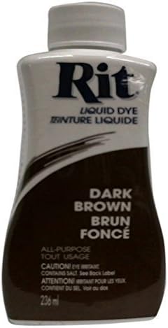 Rit Dye Liquid Fabric Dye, 8-Ounce, Dark Brown