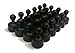 24 Tuxedo Black Magnetic Pins, Pawn Style - Perfect for Fun Fridge Magnets, Whiteboards, Cabinets, Photo Magnets for Refrigerator, and More!