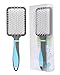 LOUISE MAELYS Large Synthetic Bristles Paddle Hair Brush Detangling Brush Comb