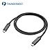 Certified Cable Matters Active 40Gbps Thunderbolt 3 Cable in Black 3.3 Feet Supporting 100W Charging (Not Compatible with USB-C Ports Without The Thunderbolt Logo)