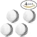 Replacement Cashmere Brush Heads for Full Facial Like Cleanse Compatible with Mia, Mia 2, Mia 3, Aria, PLUS, Smart Profile, Alpha Fit, Radiance and PRO Cleansing Systems, 4 Refills