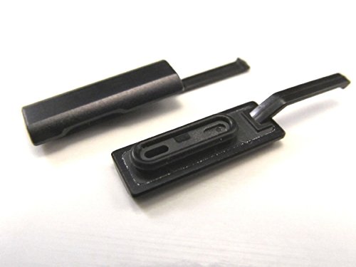 Vivi Audio® Micro USB Charge Port Cover For Sony Xperia Z Ultra C6833 C6843 C6802 XL39H Charging Port Plug Dust Plug (Black)