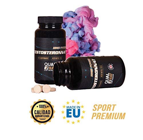 Testostérone Pour Augmenter La Croissance Musculaire et La Force – Complément pour sportifs qui aide à améliorer le rendement de sport – Accroît la résistance et la libido sexuelle – 180 comprimidos