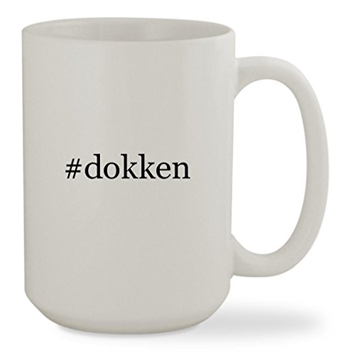 #dokken - 15oz Hashtag White Sturdy Ceramic Coffee Cup Mug