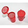 Kathy-Store-INC-2pcs-Crab-Diner-Bait-Jar-Covered-with-Lid-Traps-Red-Bait-Cup-Plastic-Bait-Cage-Cup