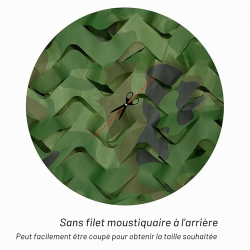LOOGU Military Camouflage Net Large Size Perfect for Hunting, Shading, Camouflage Decoration, Parasol, Terrace Sun Protection