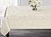 Benson Mills Holiday Elegance Engineered Jacquard Tablecloth (Ivory, 60