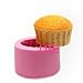 086LBG 3D Cupcake 22mm Mold Silicone Flexible Mold Deco Kawaii Miniature Sweets Mold Fimo Jewelry Charms Food Wax Soap