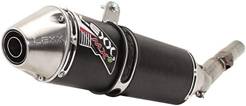 Lexx MXe Slip-On Silencer with Mid-Pipe - Fits: Kawasaki KLR650 2008-2009